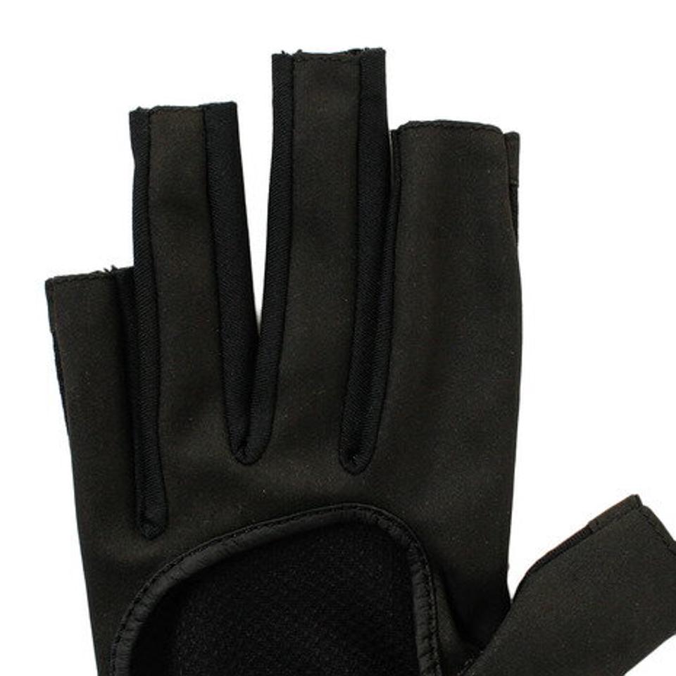 【30%OFFクーポン!期間限定12日迄まで】ウィッテム(HUITIEME) 指先カット 穴アリ グローブ HU18SSN733503 BLK 【吸汗速乾/UVカット】 (レディース)