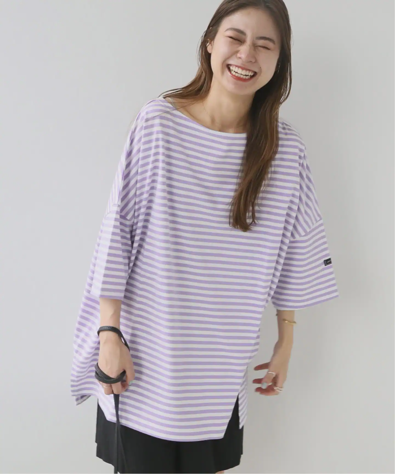 別注【WIFFLE/ウィッフル】*RELUME BIG BORDER ：ボーダーTシャツ（JOURNAL STANDARD relume）