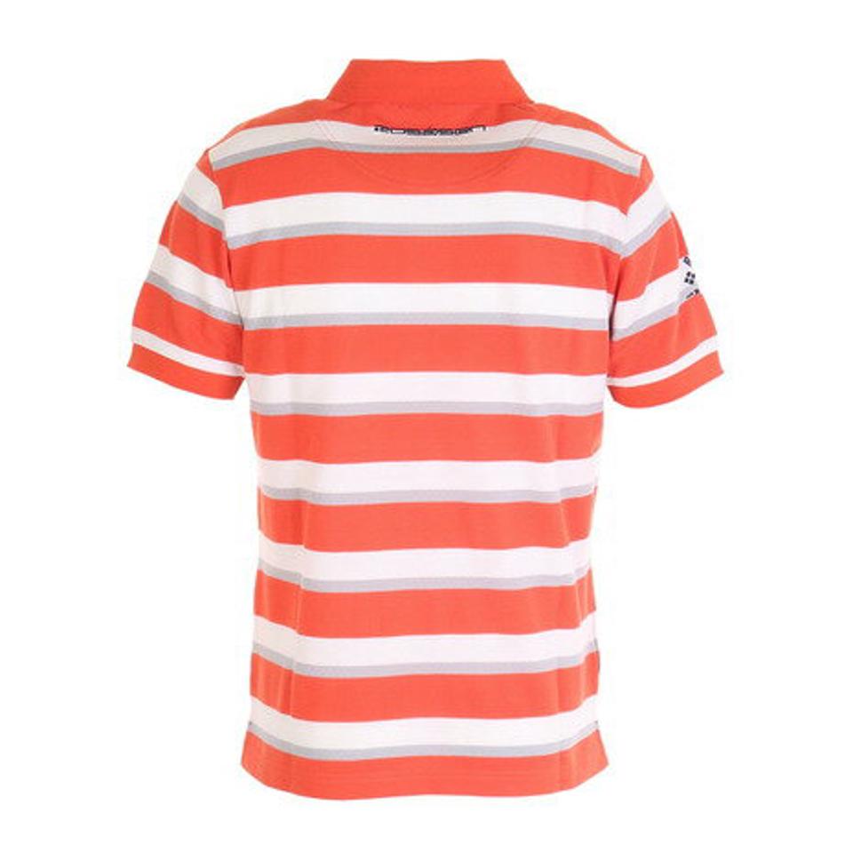 【7/17 9:59までエントリーでP5倍!】ROSASEN(メンズ)ゴルフウェア 編み替えボーダー半袖ポロシャツ 044-24245-036