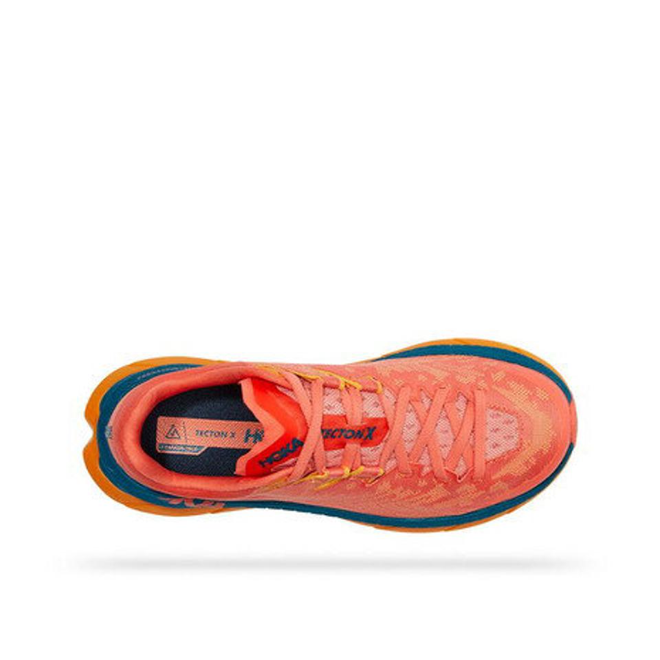 ホカ（HOKA）（レディース）ランニングシューズ トレランシューズ テクトン エックス 1123162-CBCRL オレンジ