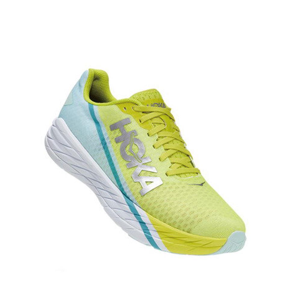 【2/25 24h限定 エントリー＆対象4店舗買い回りで最大P10倍！】ホカ（HOKA）（メンズ）ランニングシューズ メンズ イエロー ロケット X ROCKET X 1113532-BGEPR スニーカー
