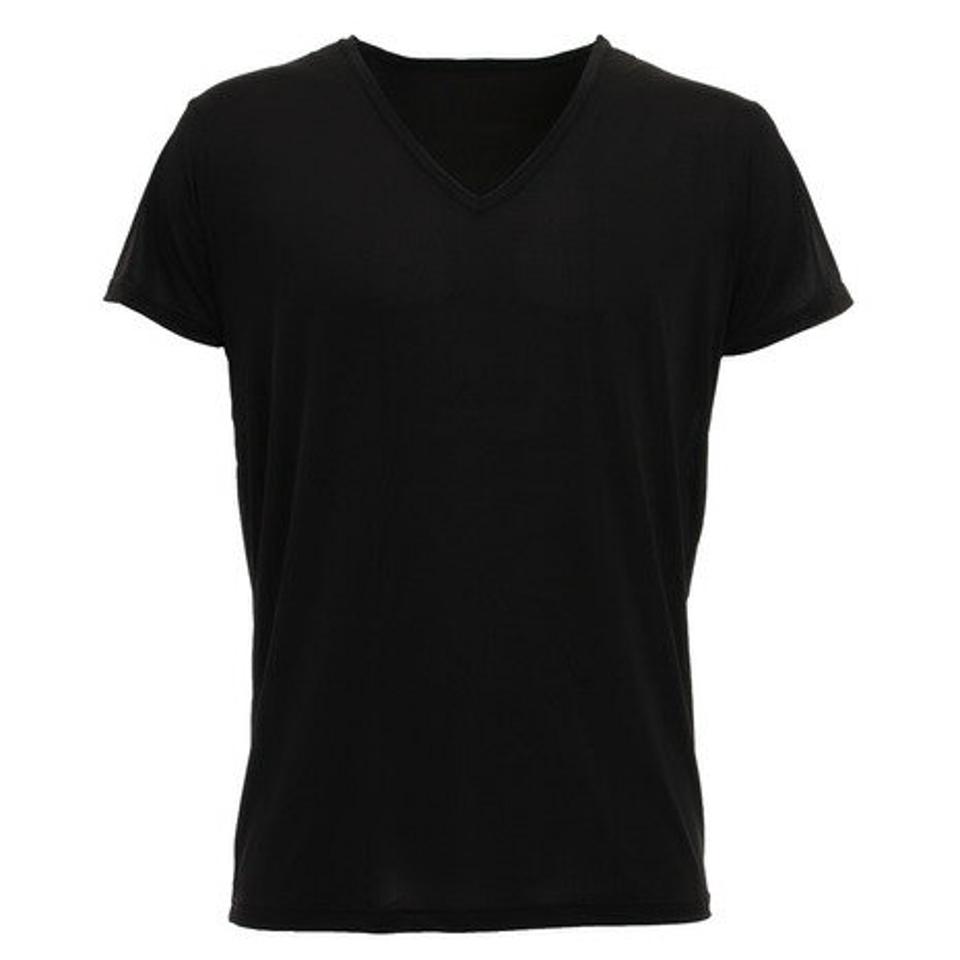 エーシーピージー(ACPG)(メンズ)ドライプラスクール 半袖 Vネック アンダ-シャツ 891PA0GC6118BLK