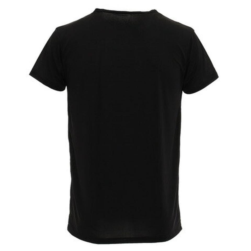 エーシーピージー(ACPG)(メンズ)ドライプラスクール 半袖 Vネック アンダ-シャツ 891PA0GC6118BLK