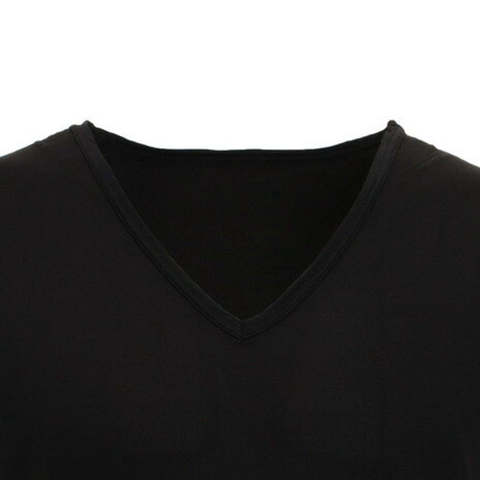 エーシーピージー(ACPG)(メンズ)ドライプラスクール 半袖 Vネック アンダ-シャツ 891PA0GC6118BLK