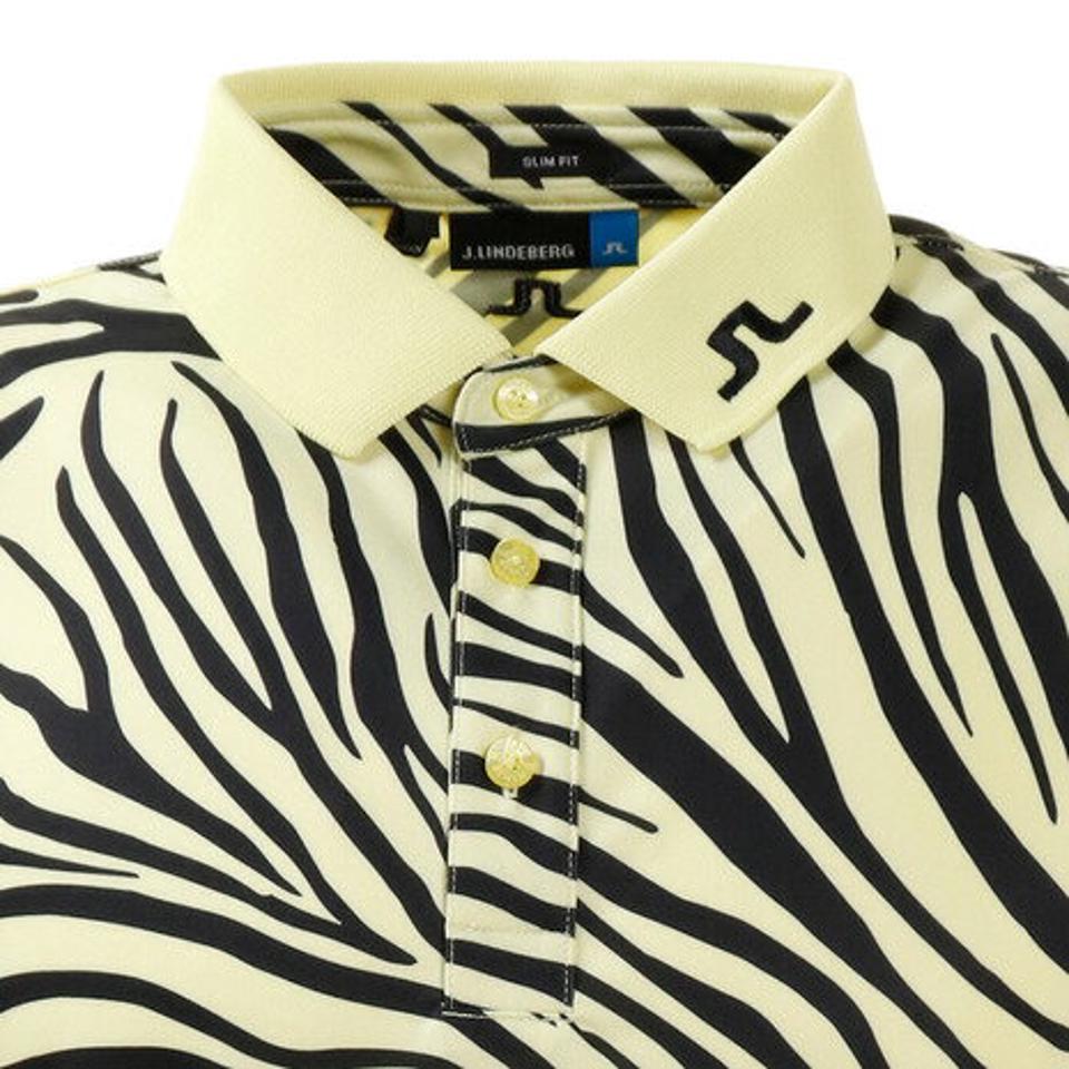 J.LINDEBERG ゴルフウエア メンズ サファリモチーフポロシャツ 071-22443-033 (メンズ)