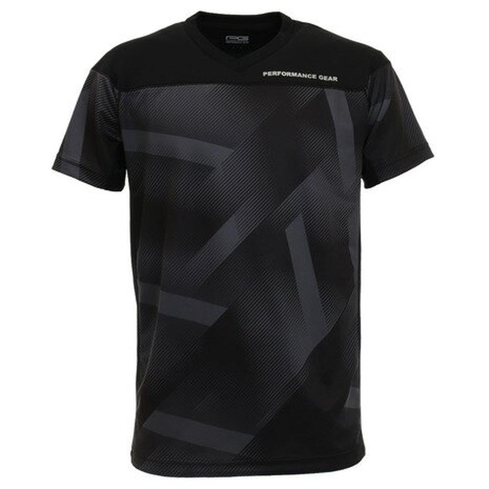 【10%OFFクーポン 26日まで】パフォーマンスギア(PG)(メンズ)ドライプラス バレーシャツ 761PG0ES8211 BLK 【バレーボールウェア スポーツウェア メンズ】
