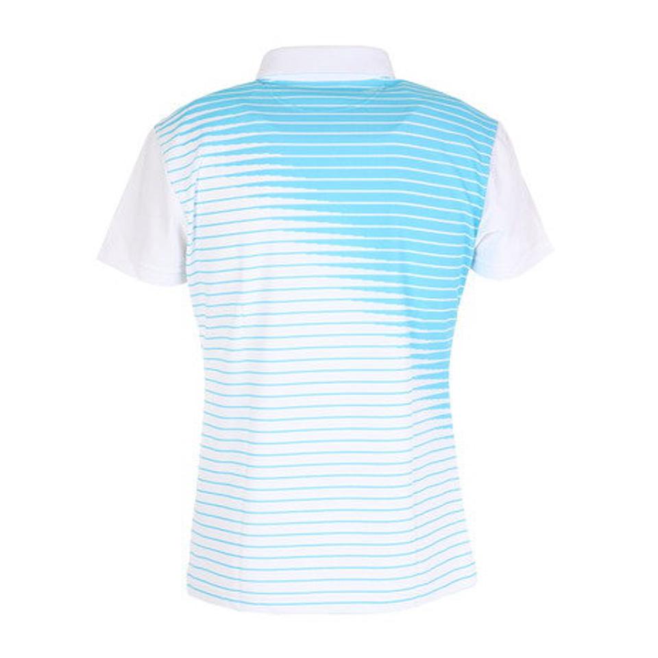 デサントゴルフ(DESCENTEGOLF) ゴルフウェア クーリストドライキューブライジングボーダープリントシャツ DGMPJA01OP-SA00 (メンズ)