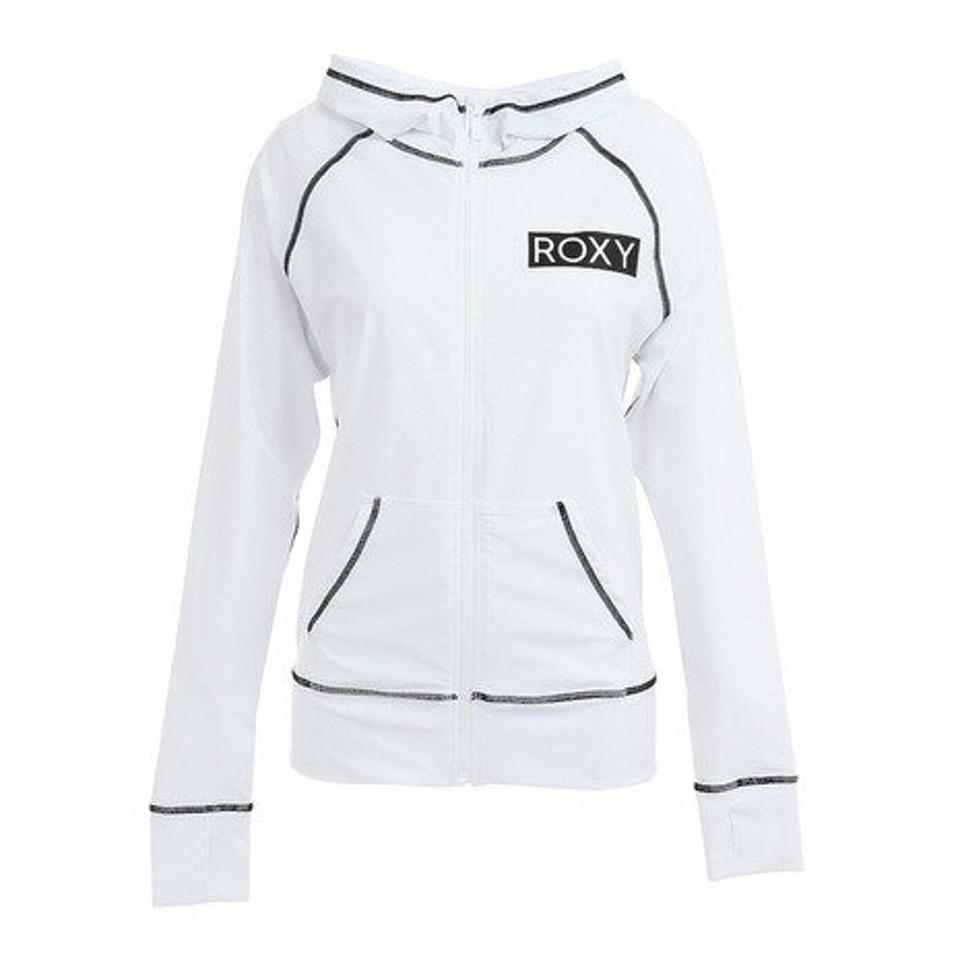 ロキシー(ROXY) ラッシュガード ジップパーカー RLY205023WHT ホワイト UVカット 紫外線対策 (レディース)