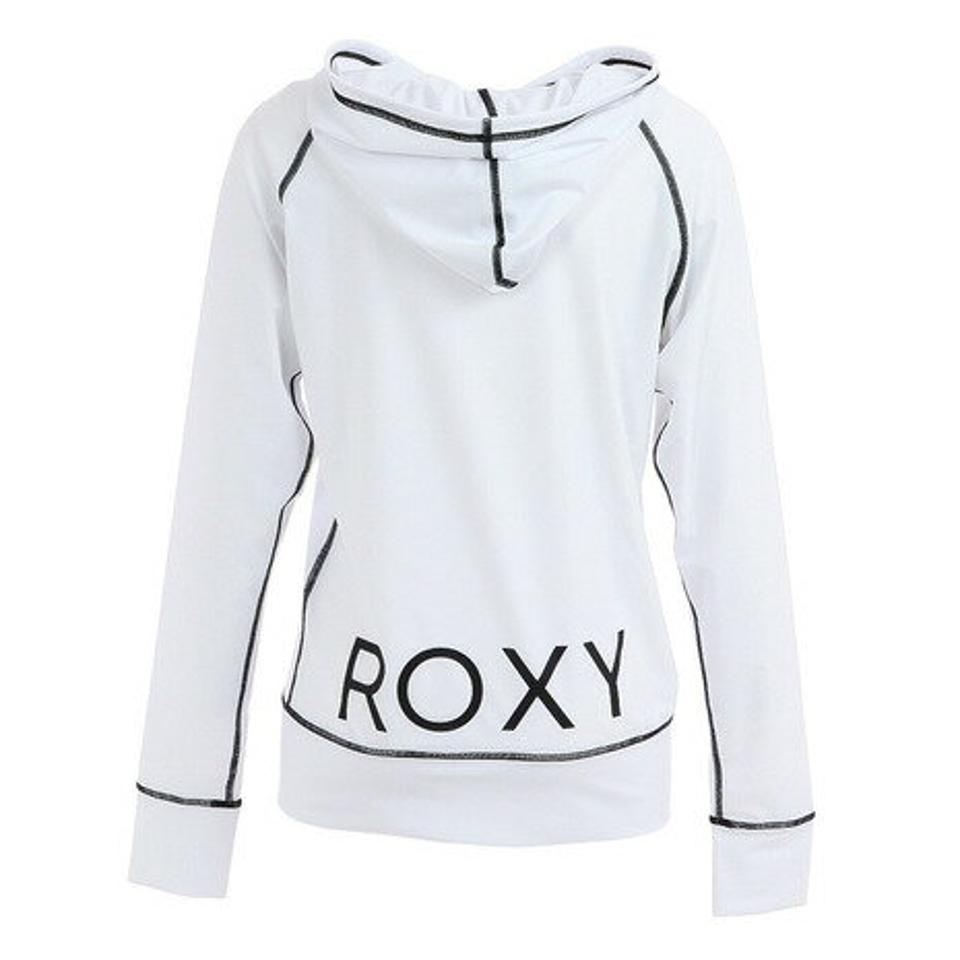ロキシー(ROXY) ラッシュガード ジップパーカー RLY205023WHT ホワイト UVカット 紫外線対策 (レディース)