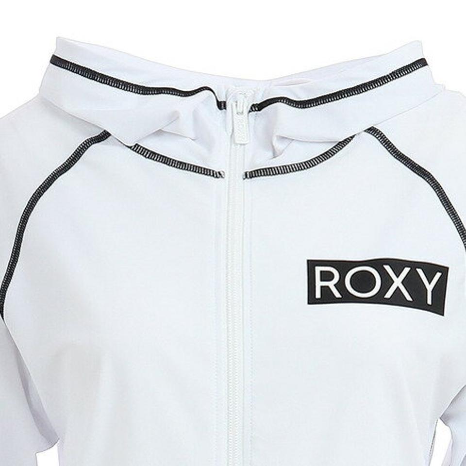 ロキシー(ROXY) ラッシュガード ジップパーカー RLY205023WHT ホワイト UVカット 紫外線対策 (レディース)
