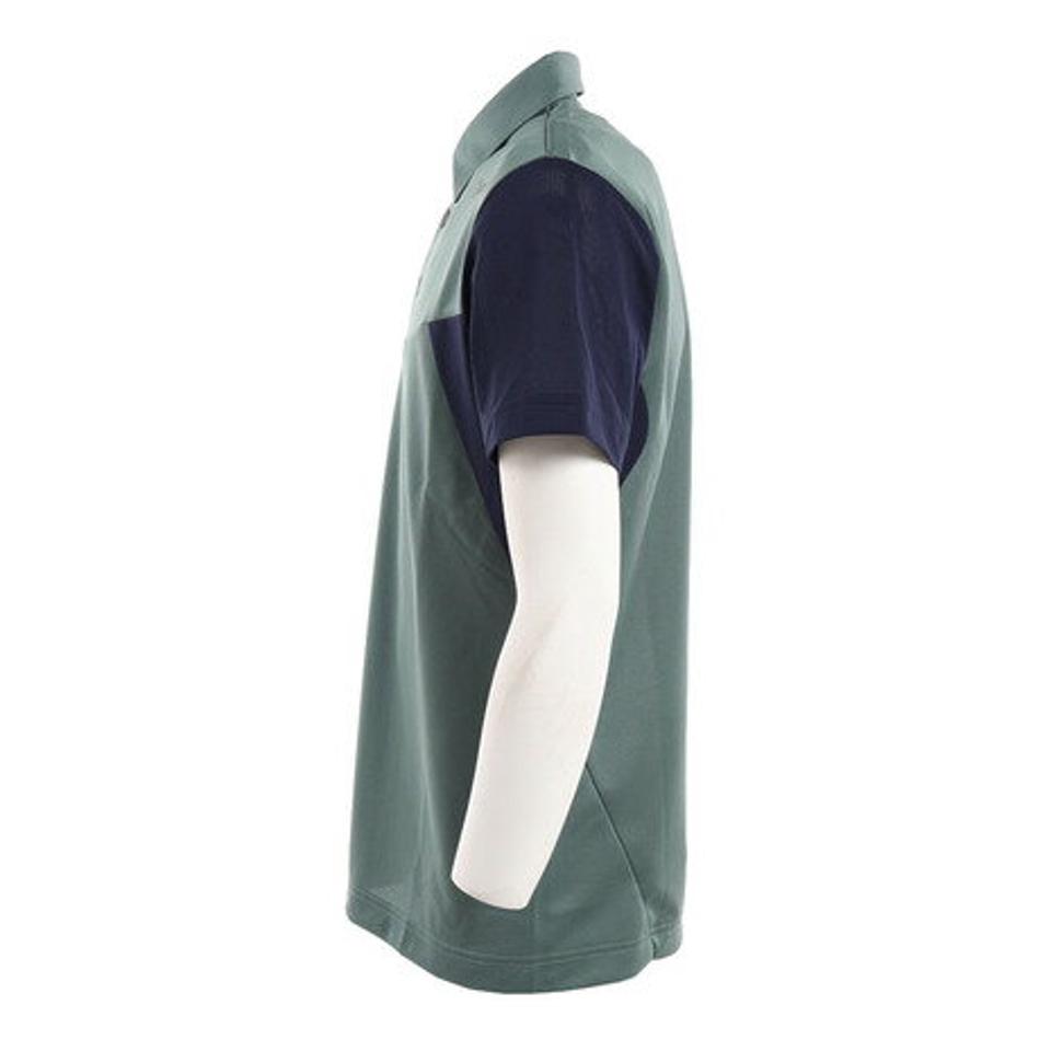 【5点以上で10%OFFクーポン 11日1:59まで】スリクソン(SRIXON) ゴルフウェア バイカラーエアスルーシャツ RGMTJA18 KH00 (メンズ)