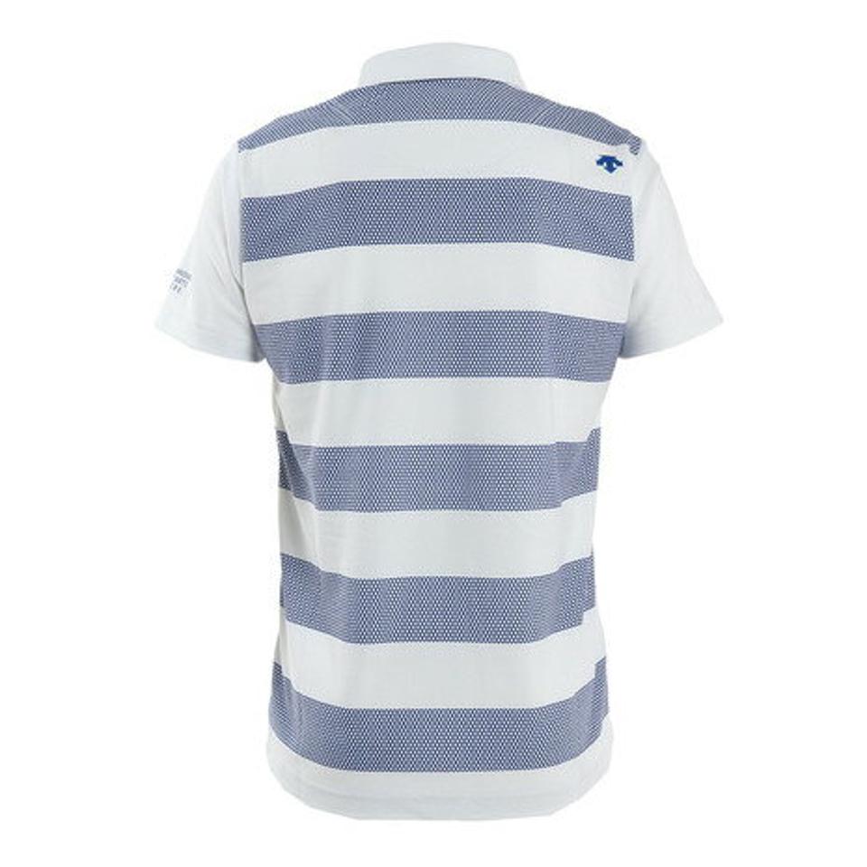 スリクソン(SRIXON) ゴルフウェア 春夏 吸汗速乾 UVカット ディンプルボーダー 半袖ポロシャツ RGMTJA09 (メンズ)