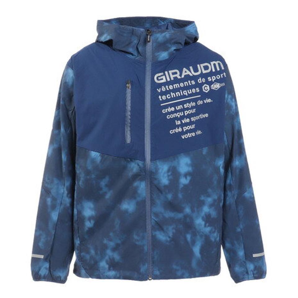 ジローム（GIRAUDM） メンズ スポーツウェア ウインドブレーカー 絶耐撥水 ライトタフタ フルジップパーカー 854GM1SD2074 BLU （メンズ）