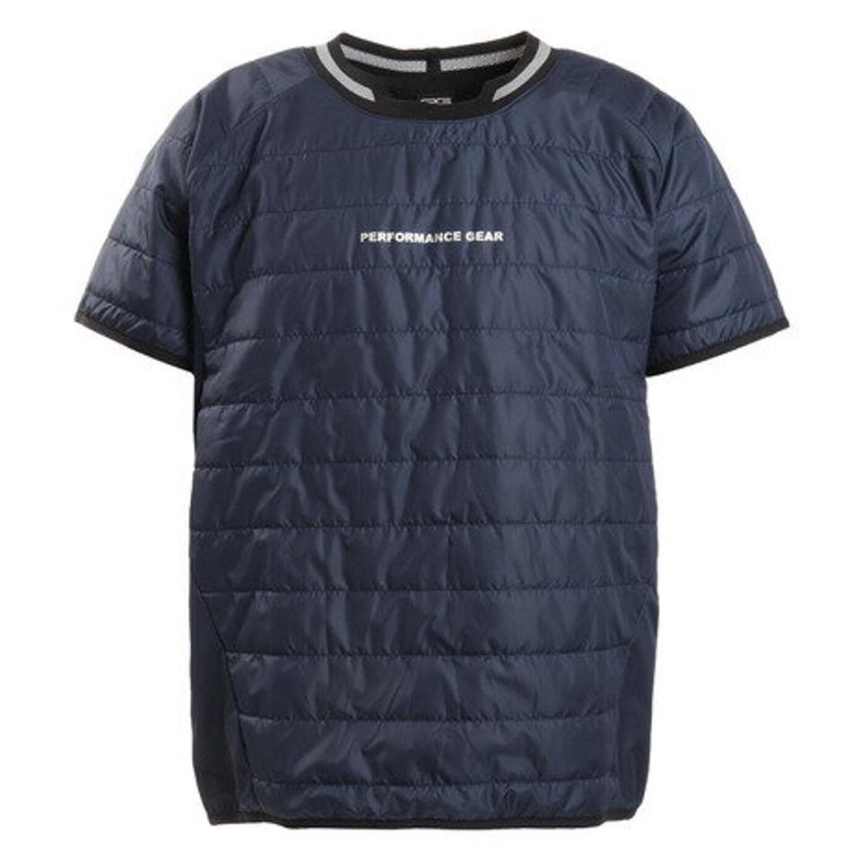 【10/10 24h限定エントリー&対象4店舗買い回りで最大P10倍!】パフォーマンスギア(PG) 半袖中綿ピステシャツ 761PG0ES1614 NVY (メンズ)