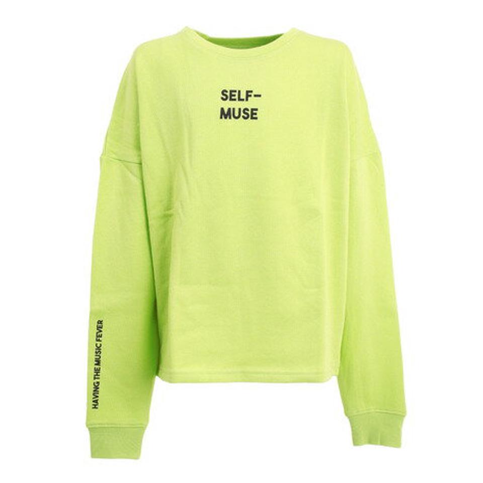 その他ブランド(OTHER BRAND)(キッズ)Gプリントクルースウェットシャツ 862NM1CD2154 GRN