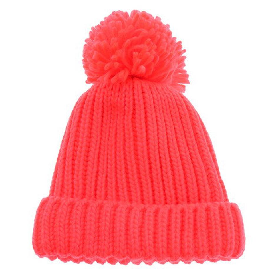 ア・ジュ(A-jeu) スキー スノーボード ニット帽 レディース ネオンビッグポンポン ニットキャップ 192R5771 ORG (レディース)