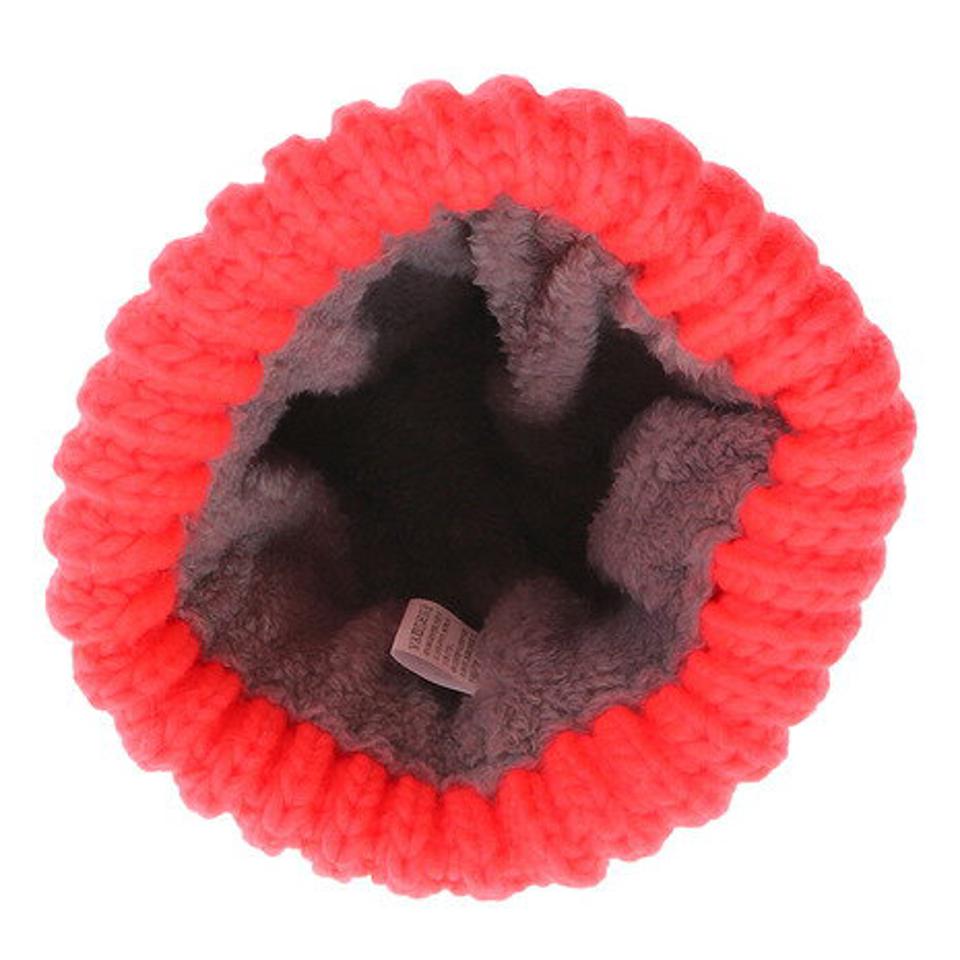 ア・ジュ(A-jeu) スキー スノーボード ニット帽 レディース ネオンビッグポンポン ニットキャップ 192R5771 ORG (レディース)