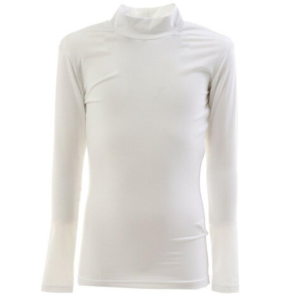 パフォーマンスギア(PG) サッカー ジュニア インナー ストレッチハイネックシャツ 742PG9ES4531 白 (キッズ)