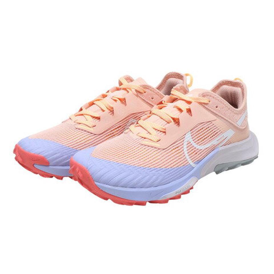 ナイキ（NIKE）（レディース）ランニングシューズ レディース ピンク DH0654-800 エア ズーム テラ カイガー 8 サーモンピンク スニーカー