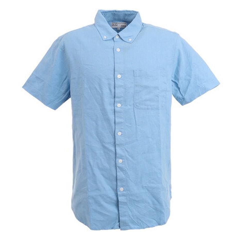 パフォーマンスギア(PG)(メンズ)リネンミックスシャツ 871PA1CG6315SAX