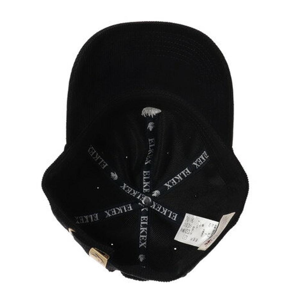 エルケクス(ELKEX) LOGO CORDUROY キャップ 897EK1ST3031 BLK (メンズ)