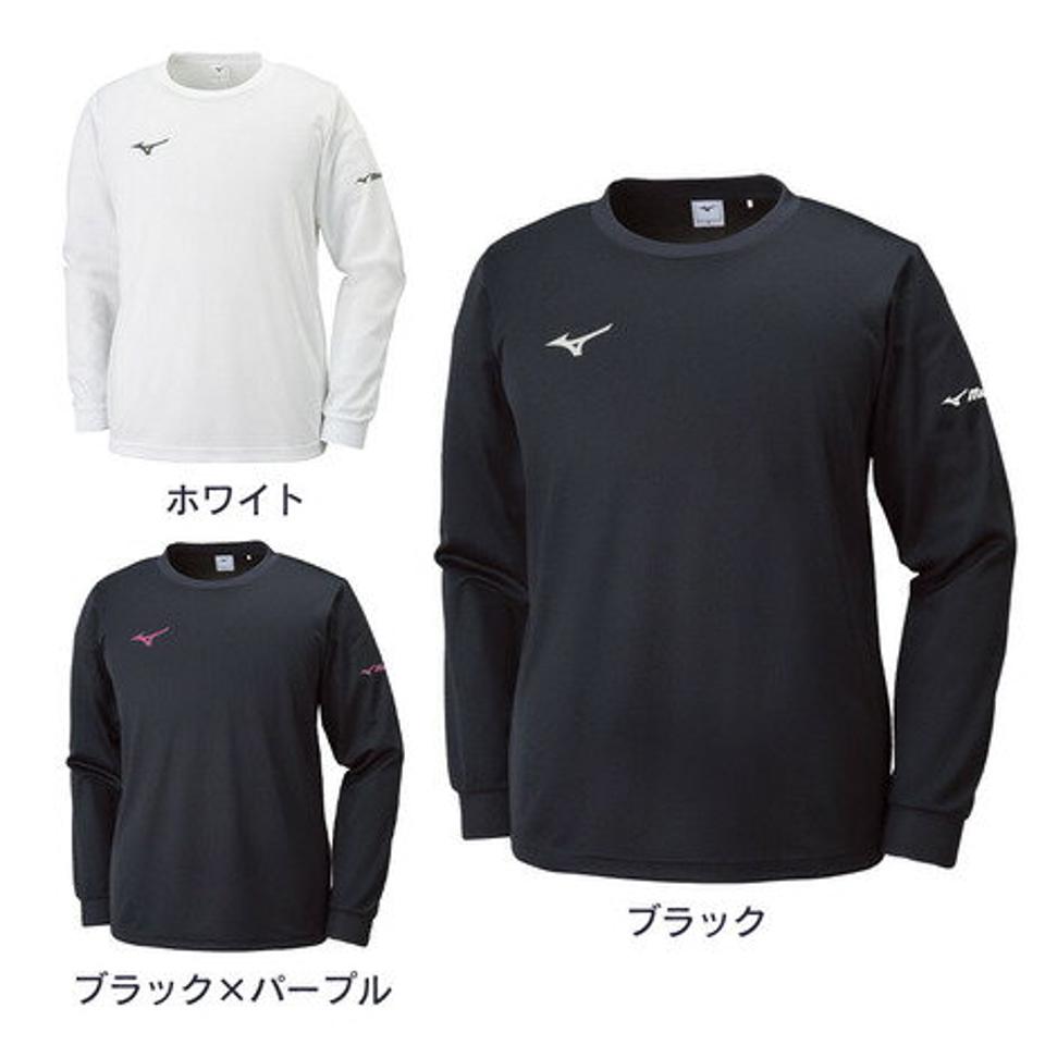 ミズノ(MIZUNO)(メンズ、レディース、キッズ) 長袖プラクティスシャツ V2JA8491 バレーボールウェア スポーツウェア