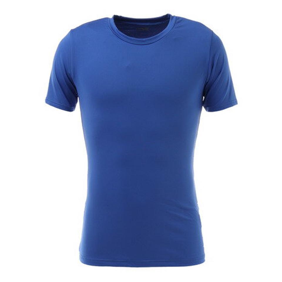 パフォーマンスギア(PG)(メンズ)ドライプラス サッカーウェア ストレッチ丸首インナーシャツ 741PG9ES4528BLU