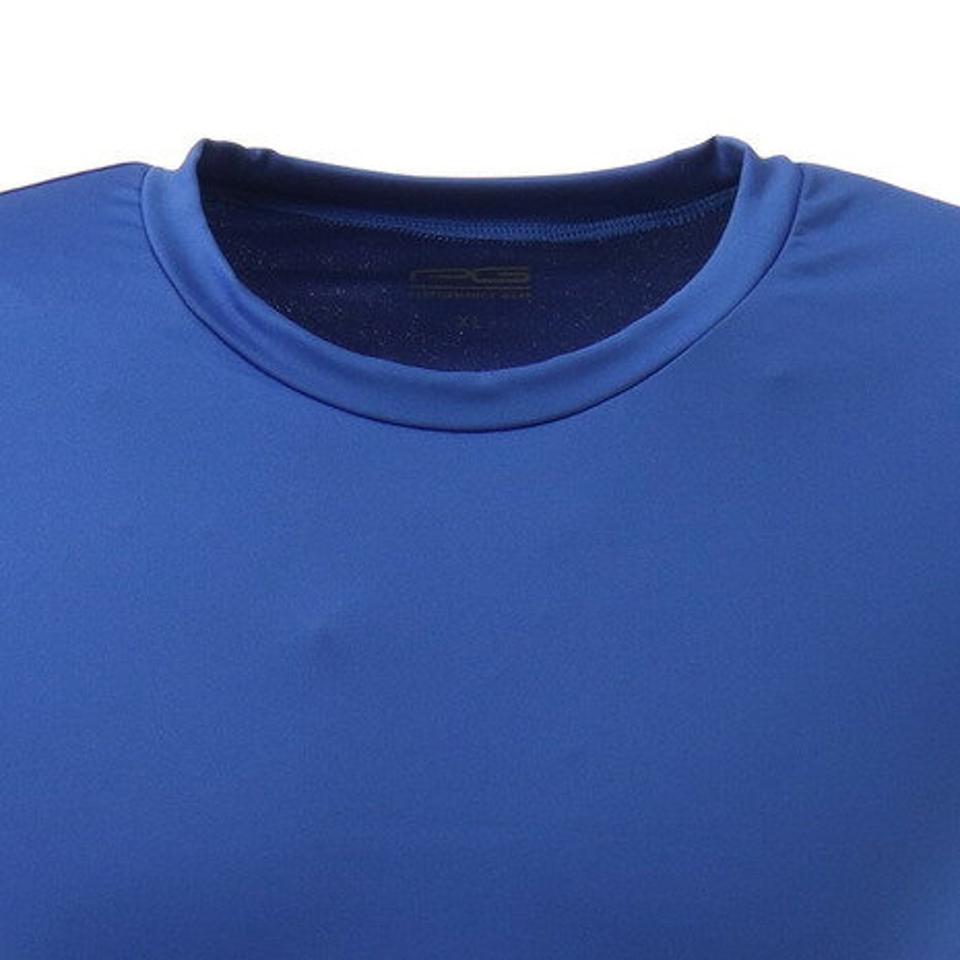 パフォーマンスギア(PG)(メンズ)ドライプラス サッカーウェア ストレッチ丸首インナーシャツ 741PG9ES4528BLU