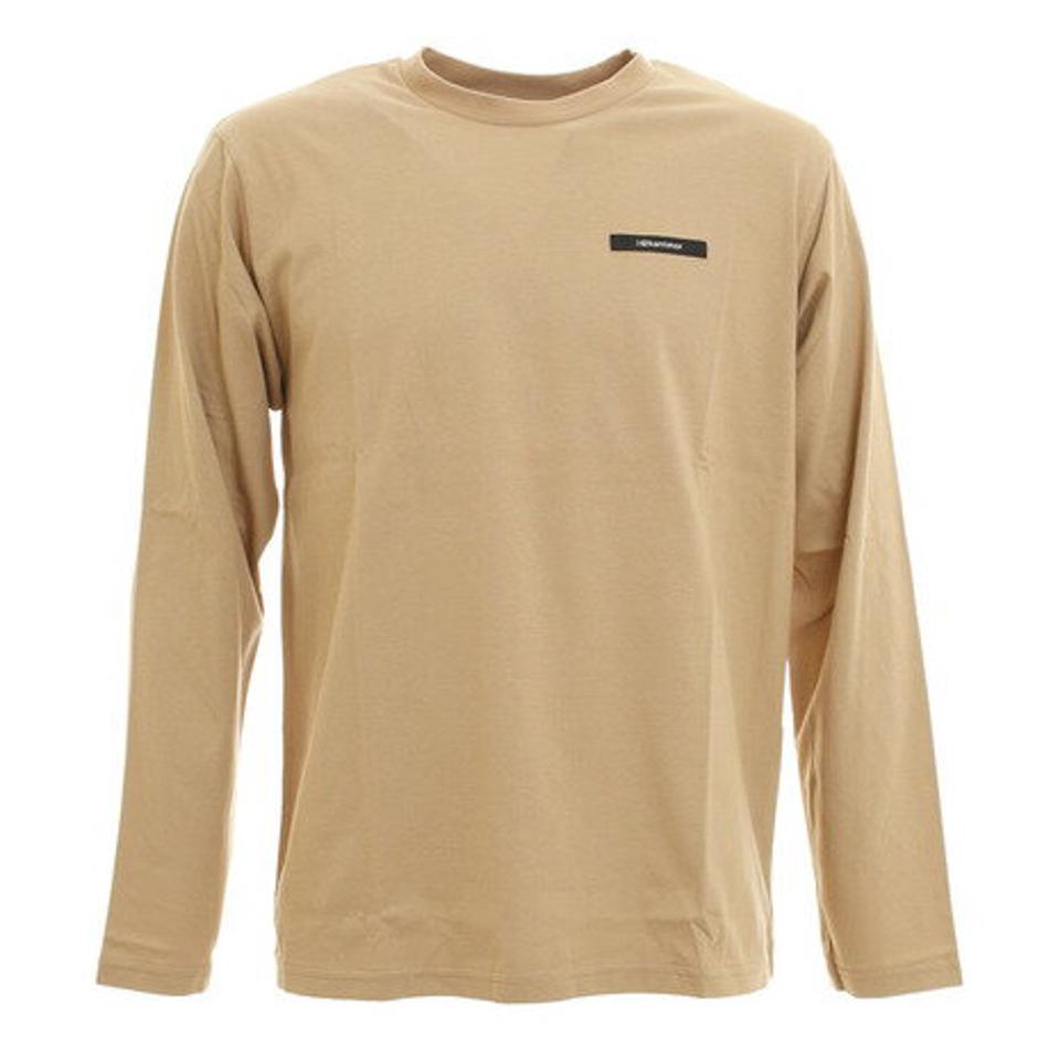 カリマー(karrimor)(メンズ)長袖Tシャツ ロンT トラベラー 101108-0500 ベージュ 収納袋付 トップス