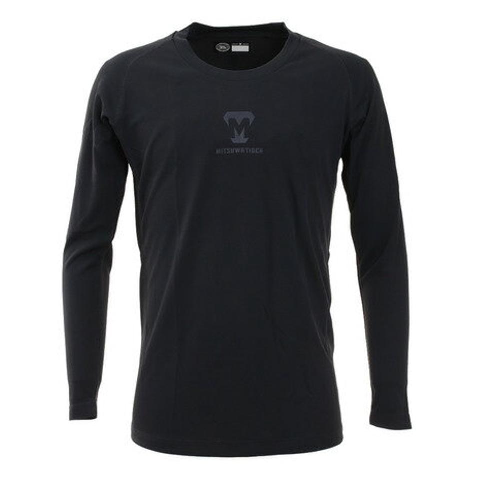 美津和タイガー(mitsuwa-tiger) 野球 セミフィットラウンドネック 長袖アンダーシャツ MT7KSA59-048 (メンズ)