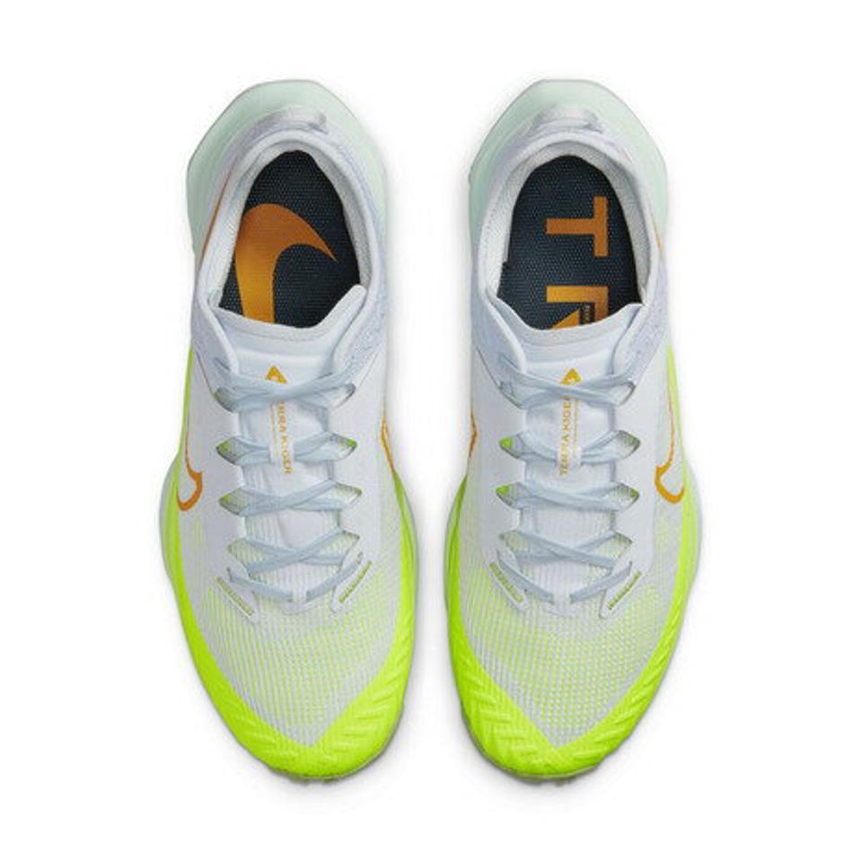 ナイキ（NIKE）（メンズ）エア ズーム テラ カイガー 8 グレー イエロー DH0649-002 ランニングシューズ 運動靴 スポーツ スニーカー ジョギング トレーニング