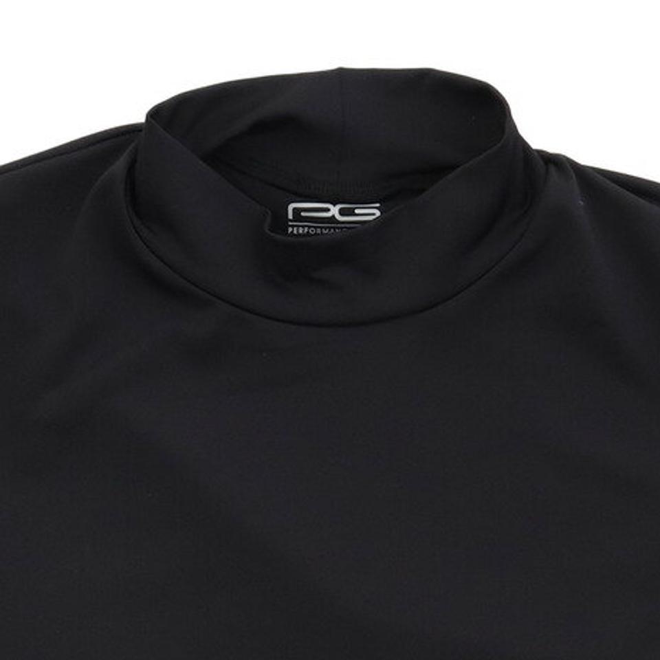 パフォーマンスギア(PG) サッカー ウェア メンズ ストレッチハイネック半袖シャツ 741PG9ES4524 BLK インナー アンダーシャツ (メンズ)