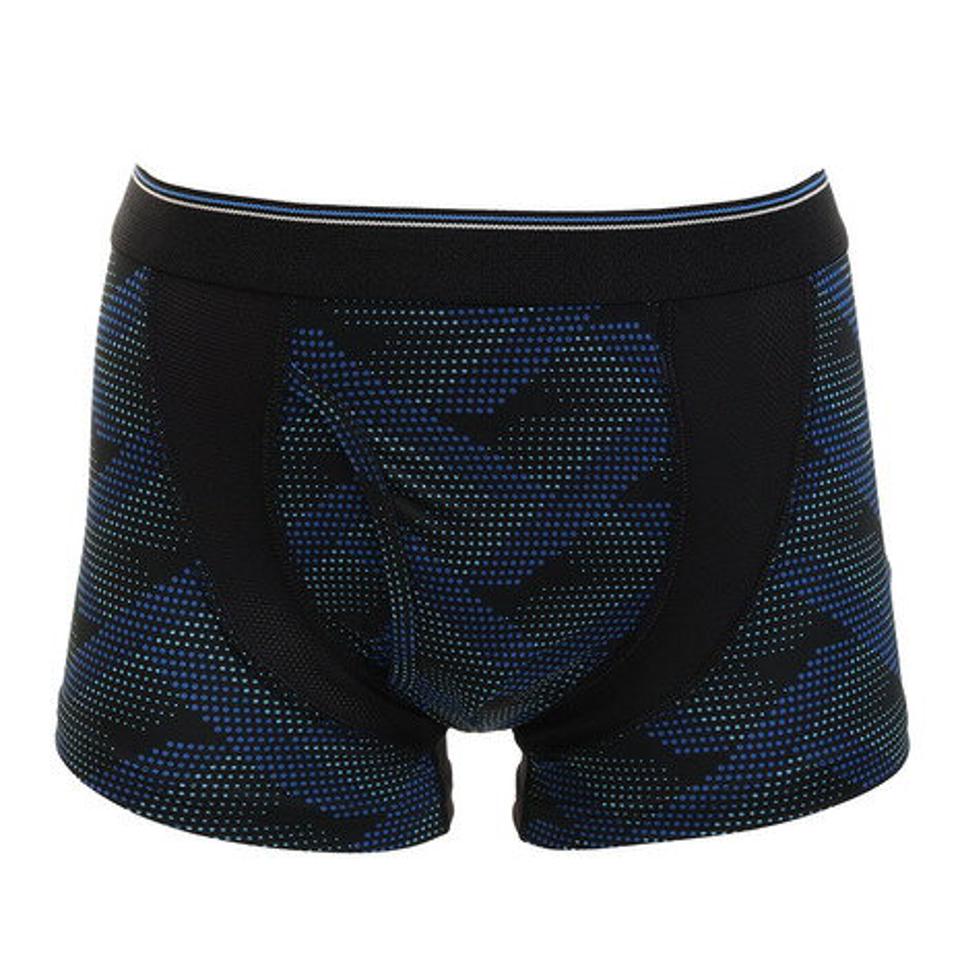アズ(as) オトコの涼活プリント ボクサーパンツ 9383-62 NVY (メンズ)