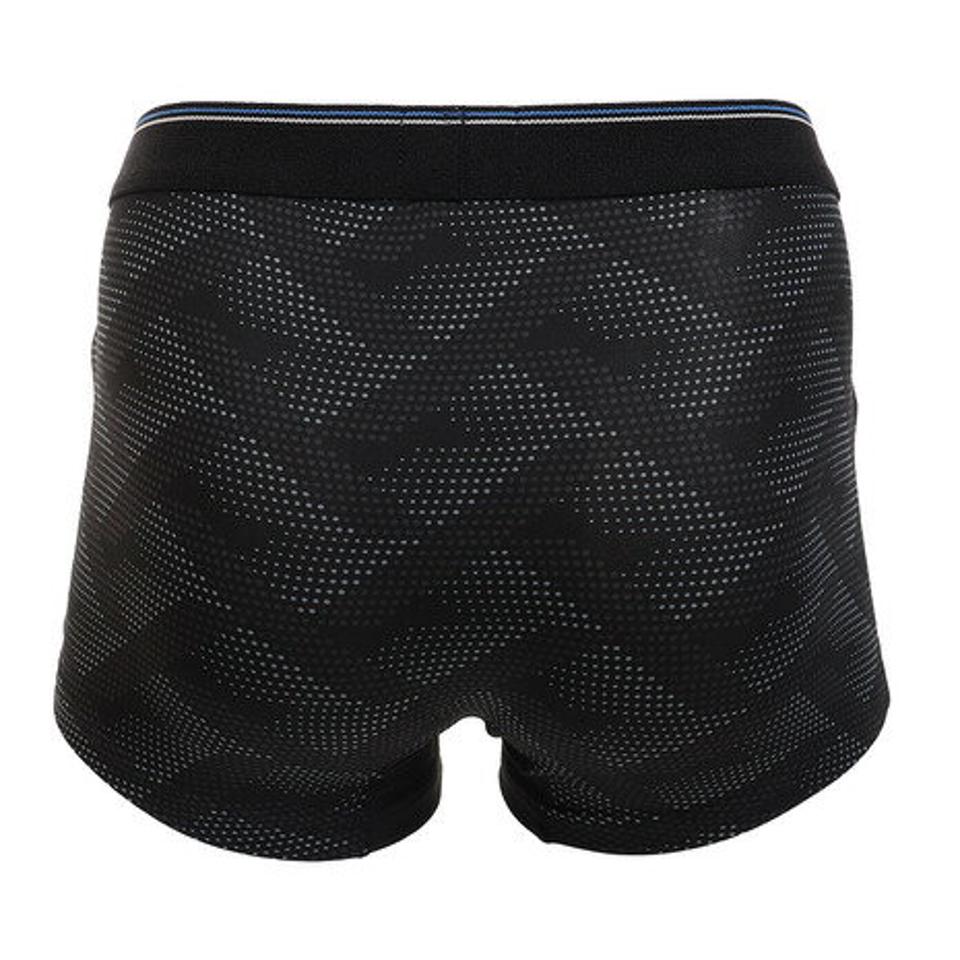 アズ（as） オトコの涼活プリント ボクサーパンツ 9383-62 BLK （メンズ）