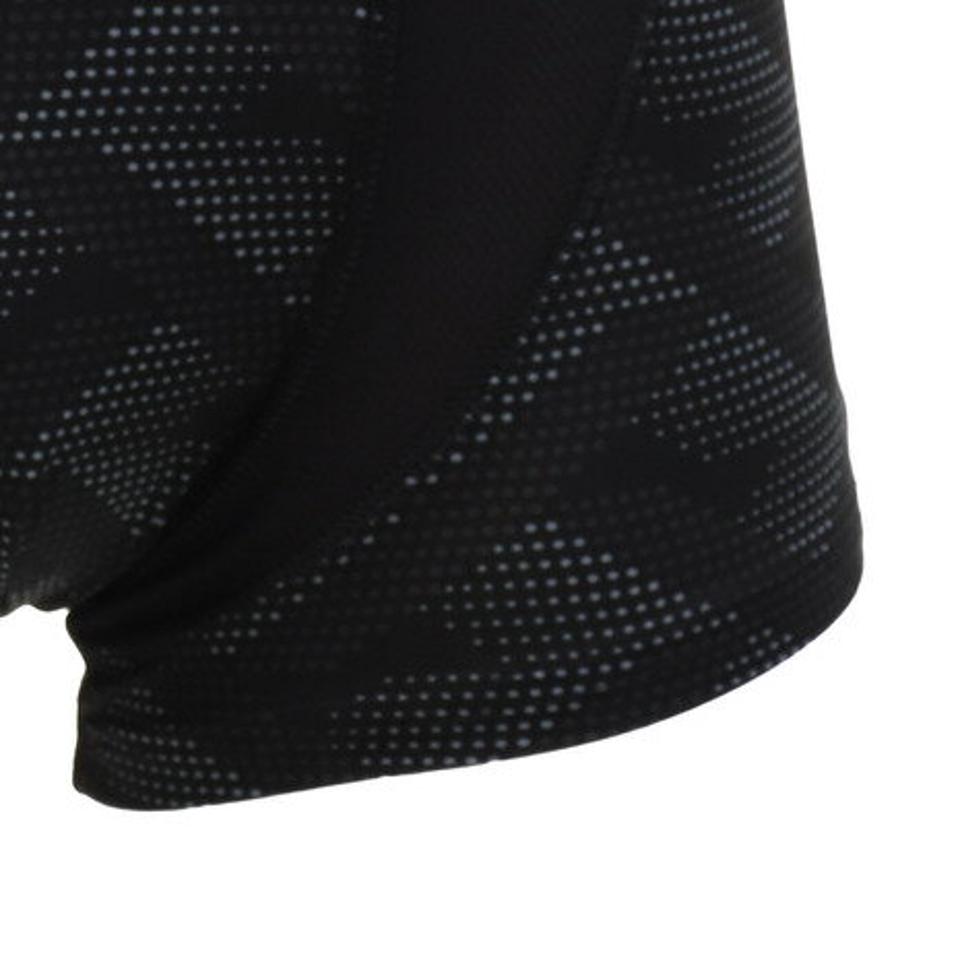 アズ（as） オトコの涼活プリント ボクサーパンツ 9383-62 BLK （メンズ）