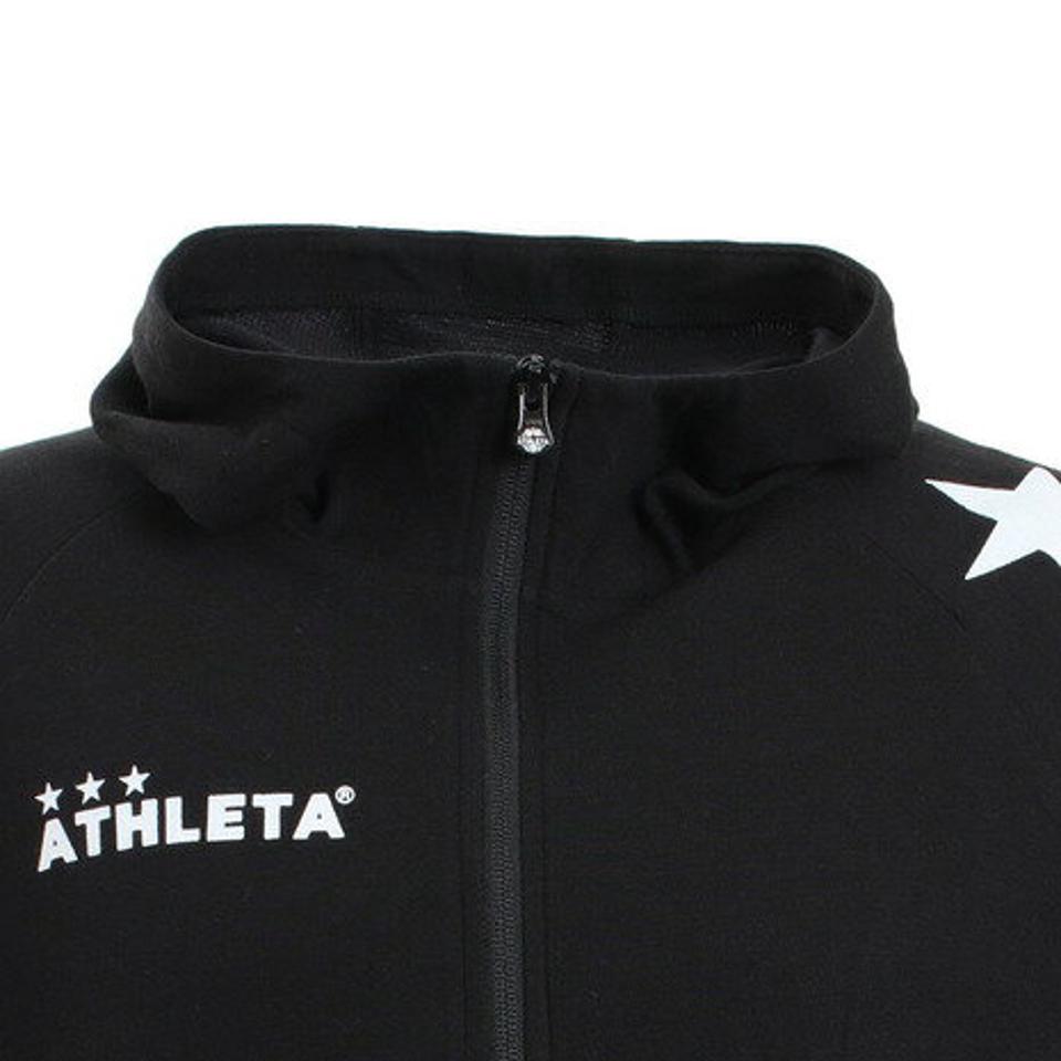 アスレタ（ATHLETA）（メンズ）メンズ ライトスウェットZIPパーカー 3347 BLK スポーツウェア