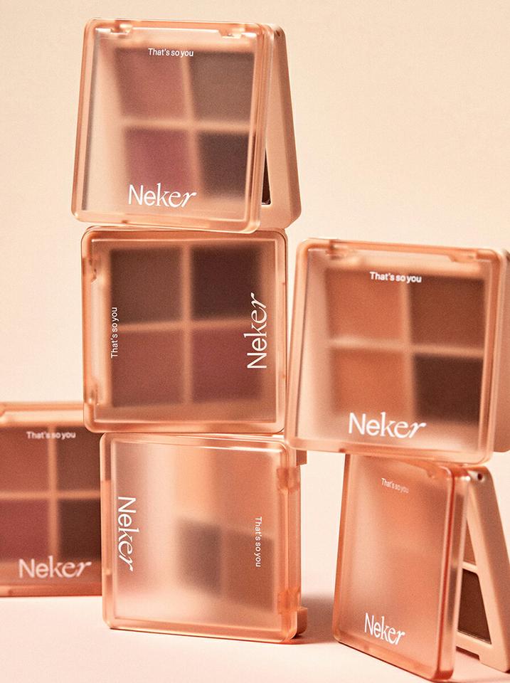 [ネケル] ベールレイヤーシャドウパレット(02ミューテッドローズ)・52329 コスメ cosme【MAKEUP】ネケル Neker アイシャドウ アイ シャドウ パレット ピンク ブラウン 茶色 ベージュ アッシュ マット モーブ モーヴ 韓国 韓国コスメ【C限】
