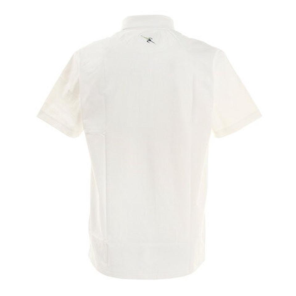 【5/10 24h限定 エントリー&対象3店舗買い回りで最大P10倍!】トランスコンチネンツ(TRANS CONTINENTS)(メンズ)ゴルフウェア ポロシャツ ストレッチボタンダウンポロシャツ 20STRZ02-WH