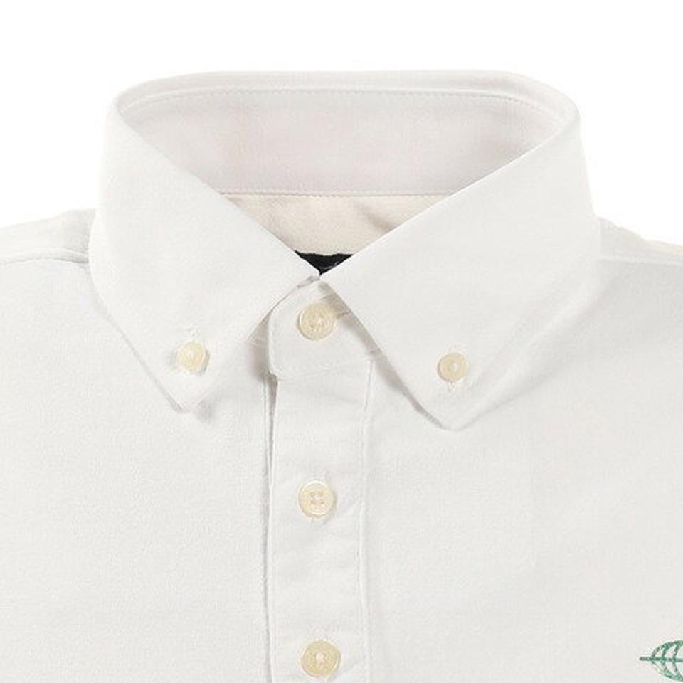 【5/10 24h限定 エントリー&対象3店舗買い回りで最大P10倍!】トランスコンチネンツ(TRANS CONTINENTS)(メンズ)ゴルフウェア ポロシャツ ストレッチボタンダウンポロシャツ 20STRZ02-WH