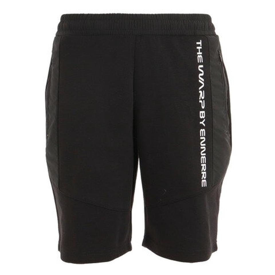 ザ・ワープ・バイ・エネーレ(The Warp By Ennerre) スペーサーニットドローコードショートパンツ WB3KJC23 BLK (メンズ)