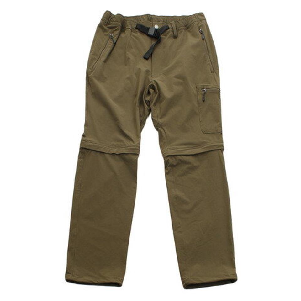 【7/17 9:59までエントリーでP5倍!】ホールアース(Whole Earth)(メンズ)ストレッチ コンバーチブル パンツ WEMP16S0059 OLIVE-S