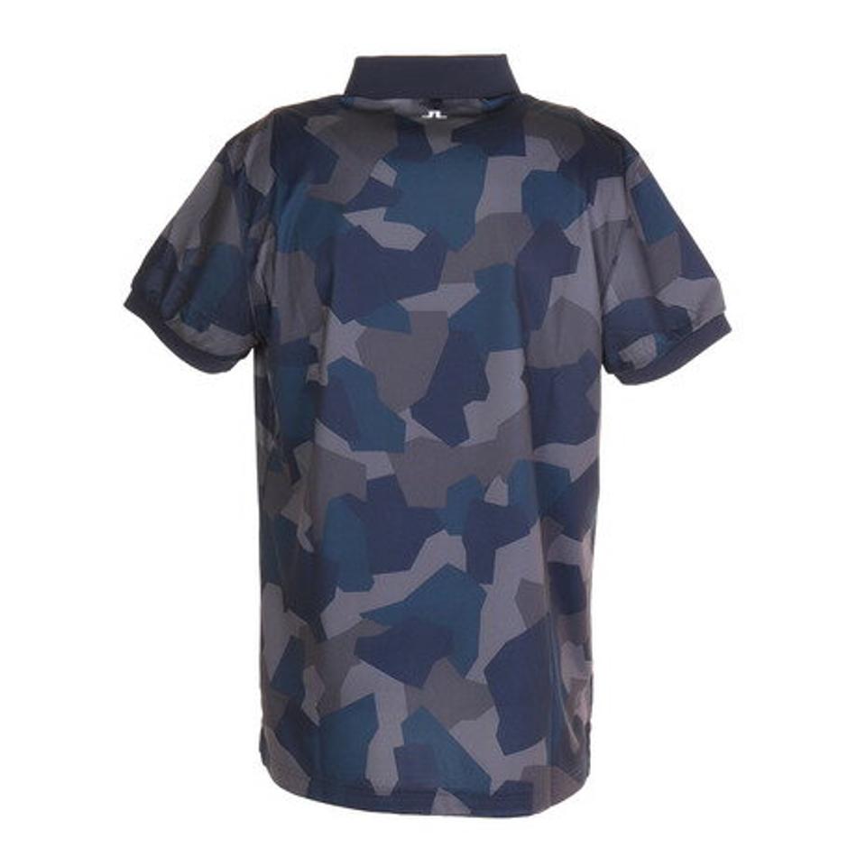 J.LINDEBERG ゴルフウェア シーズン柄袖ロゴポロシャツ 071-25849-098 (メンズ)