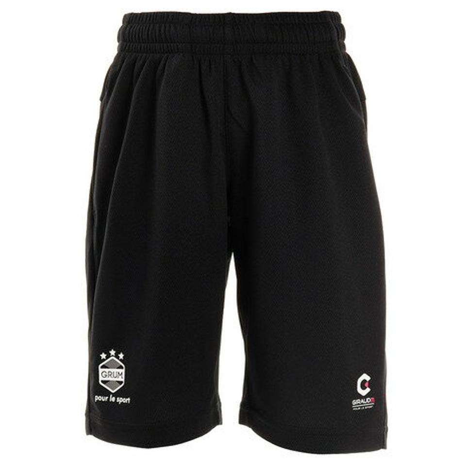 【10％OFFクーポン！】ジローム（GIRAUDM） サッカー ジュニア パンツ ドライプラス 切り替えプラクティスパンツ JR 742GM0HD9337 黒 （キッズ）