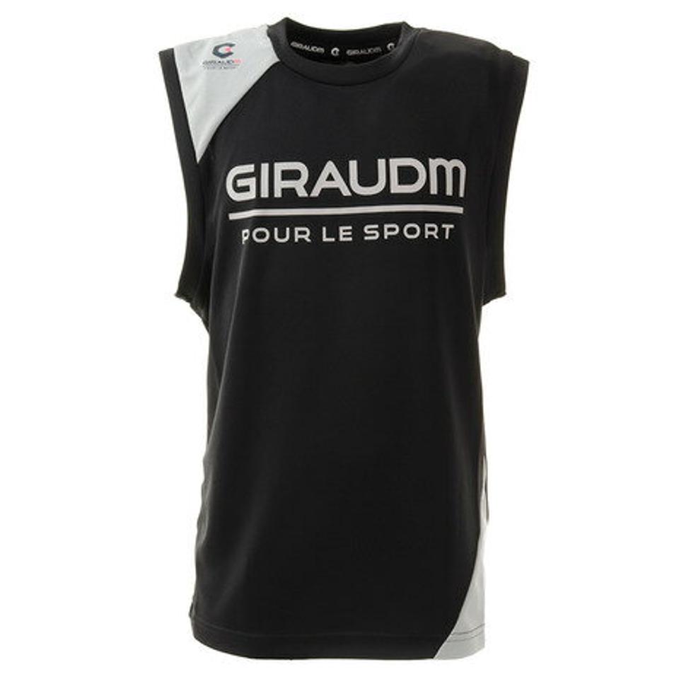 【10%オフクーポン 9/15まで】ジローム(GIRAUDM) ドライプラス(吸汗速乾)15 ノースリーブプラクティスシャツJR 742GM0TF9332 BLK (キッズ)