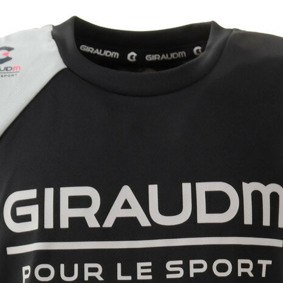 【10%オフクーポン 9/15まで】ジローム(GIRAUDM) ドライプラス(吸汗速乾)15 ノースリーブプラクティスシャツJR 742GM0TF9332 BLK (キッズ)