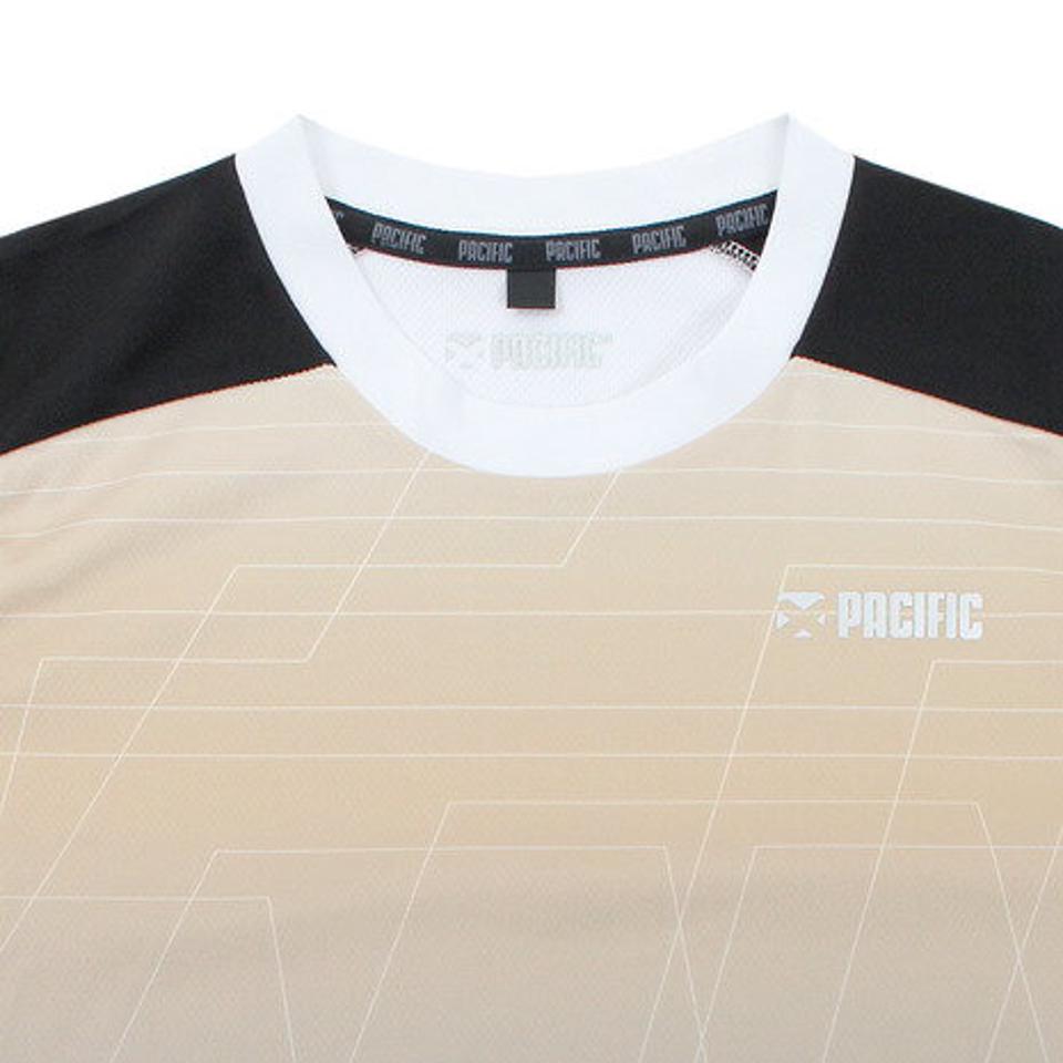 パシフィック(PACIFIC) テニス ドライプラス CAバドシャツ PT19SM405 WHT (メンズ)