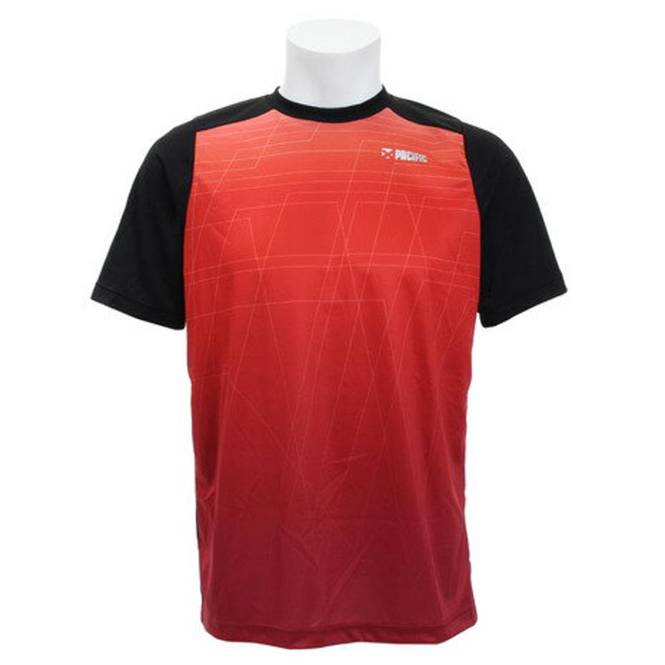 パシフィック(PACIFIC) テニス ドライプラス CAバドシャツ PT19SM405 BLK (メンズ)