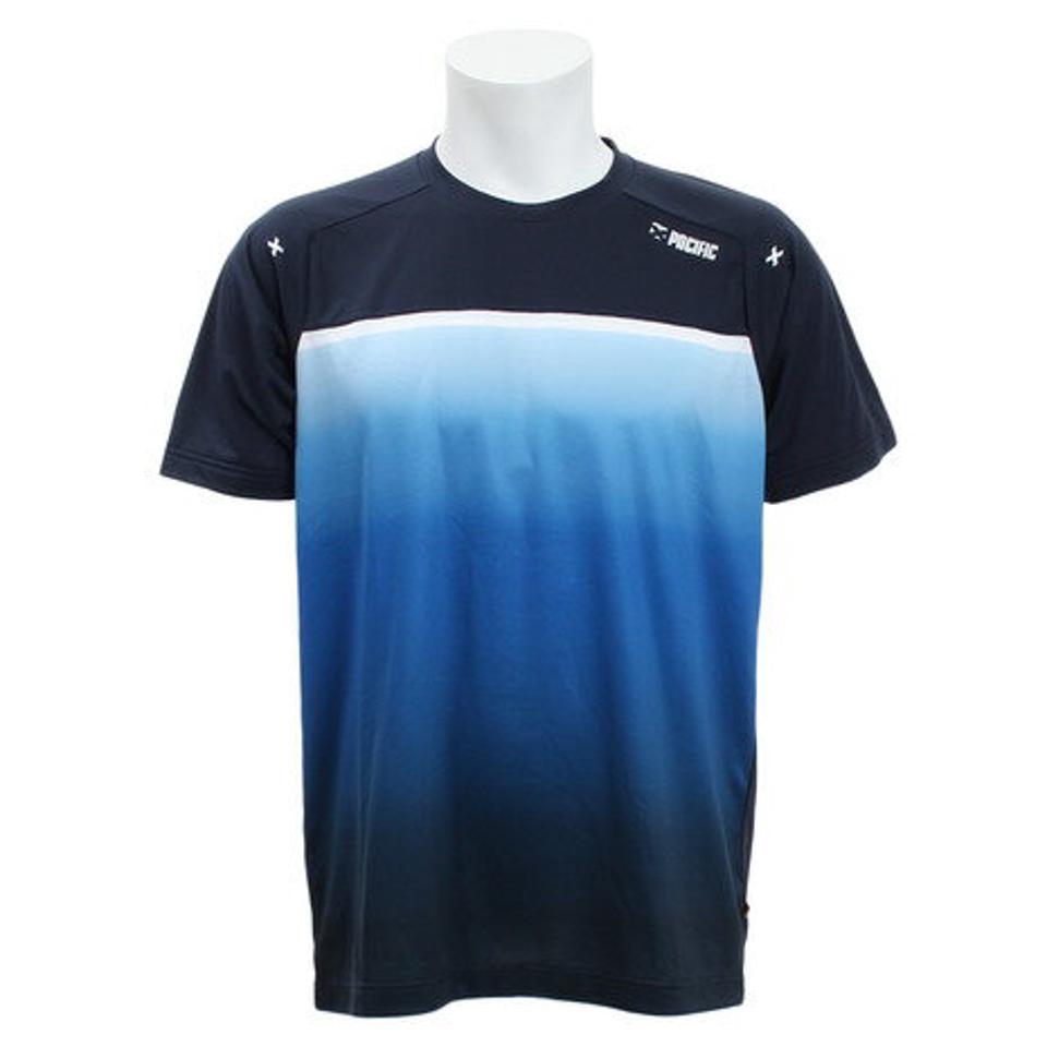 パシフィック(PACIFIC) テニス ドライプラス CAゲームシャツ PT19SM401 NVY (メンズ)