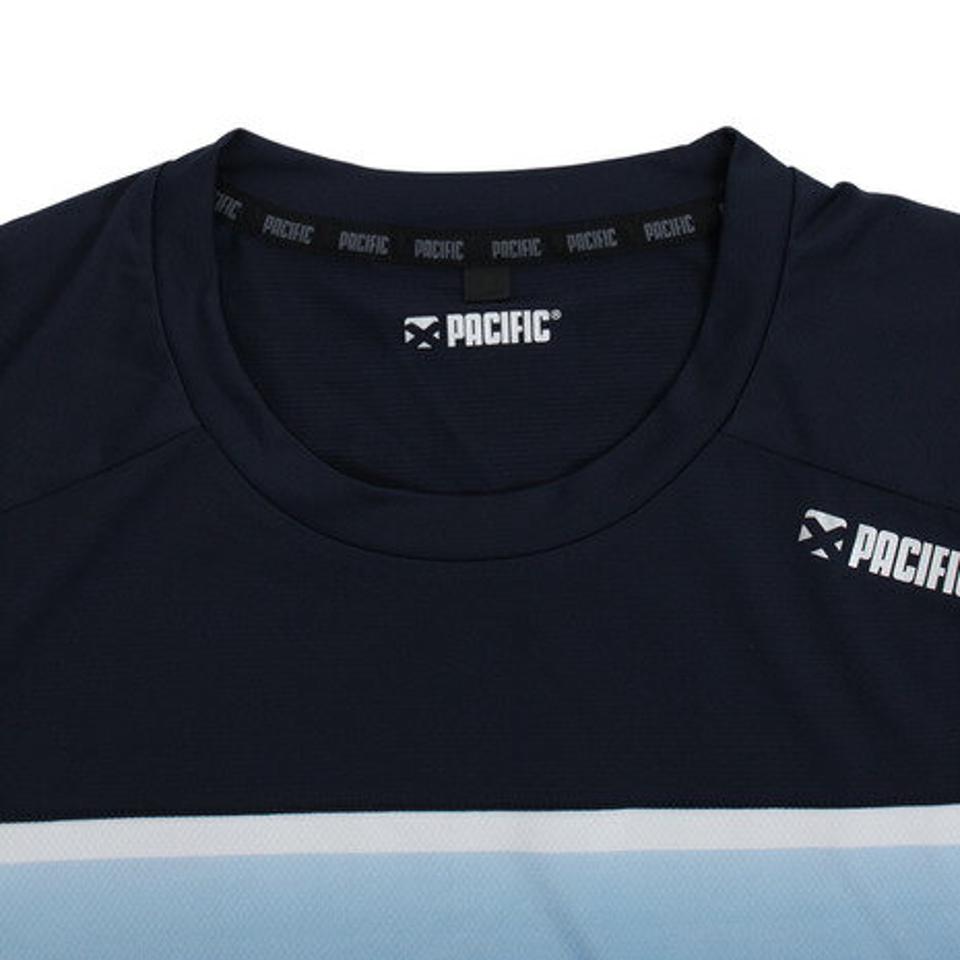 パシフィック(PACIFIC) テニス ドライプラス CAゲームシャツ PT19SM401 NVY (メンズ)