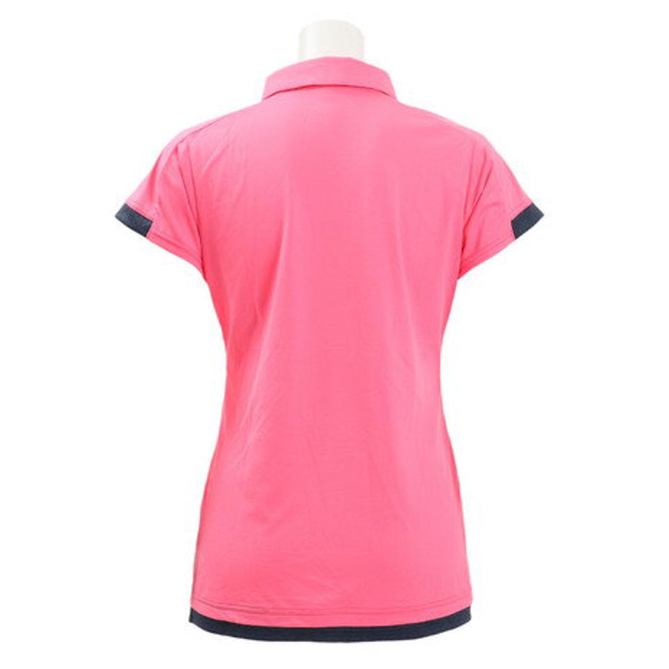パシフィック(PACIFIC) テニス ドライプラス CAゲームポロボーダー PT19SW414 PNK (レディース)